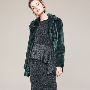 Bardot Faux Fur Coat
